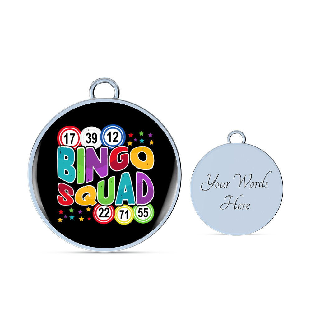 Bingo Squad - Non-Message Card Luxury Circle Bangle - Gift for Her - Gift for Him
