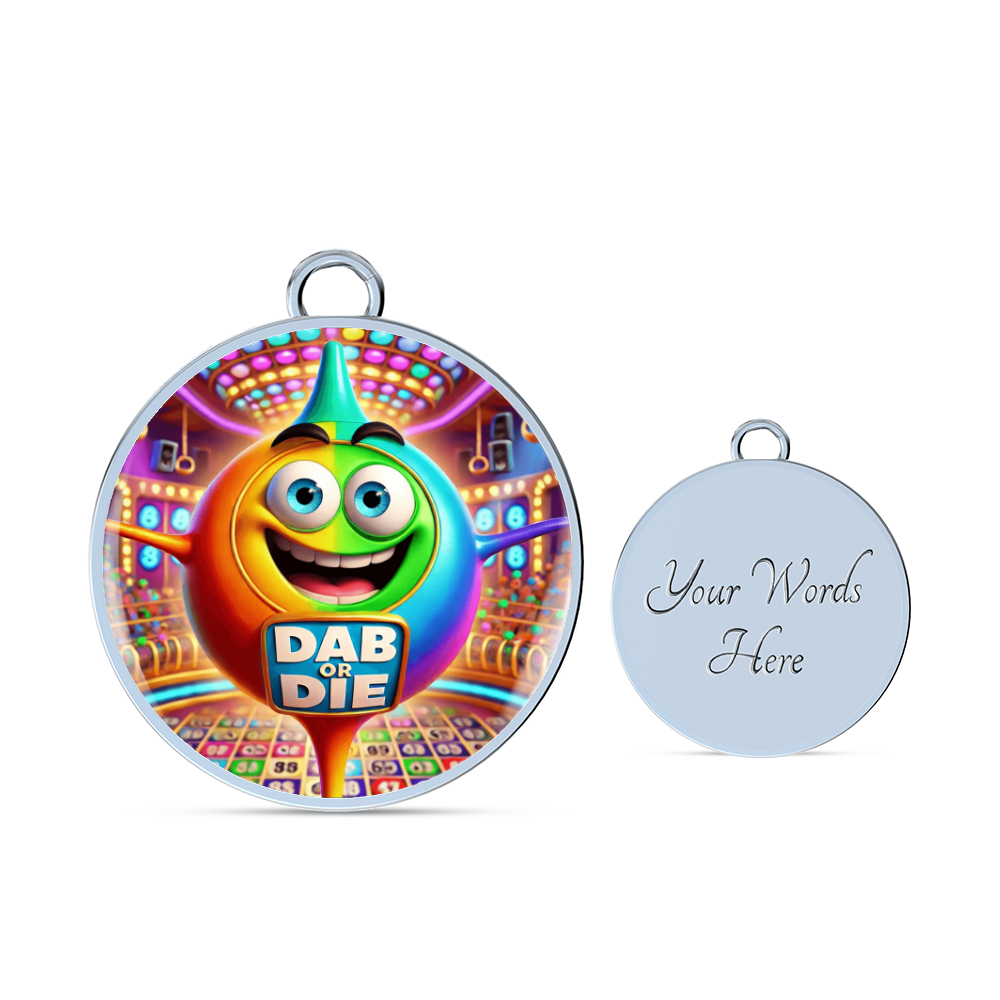 Dab Or Die 2 - Non-Message Card Luxury Circle Bangle - Gift for Her