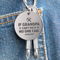 If Grandpa Can't Fix It No One Can. - Screwdriver Keychain - Gift for Grandpa