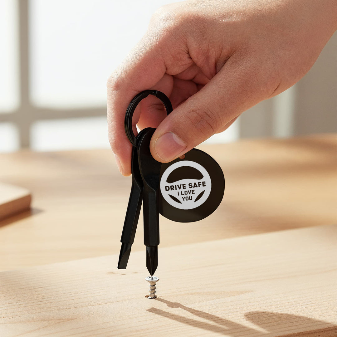 Drive Safe, I Love You Screwdriver Keychain – Gift for Dad - Gift for Husband