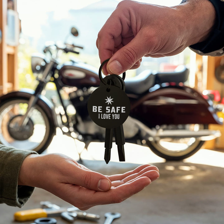 Be Safe, I Love You Screwdriver Keychain – Gift for Her - Gift for Him