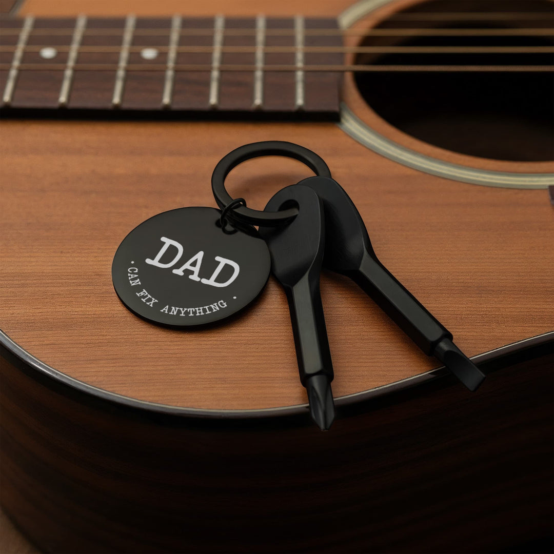 Dad, Can Fix Anything Screwdriver Keychain – Gift for Dad