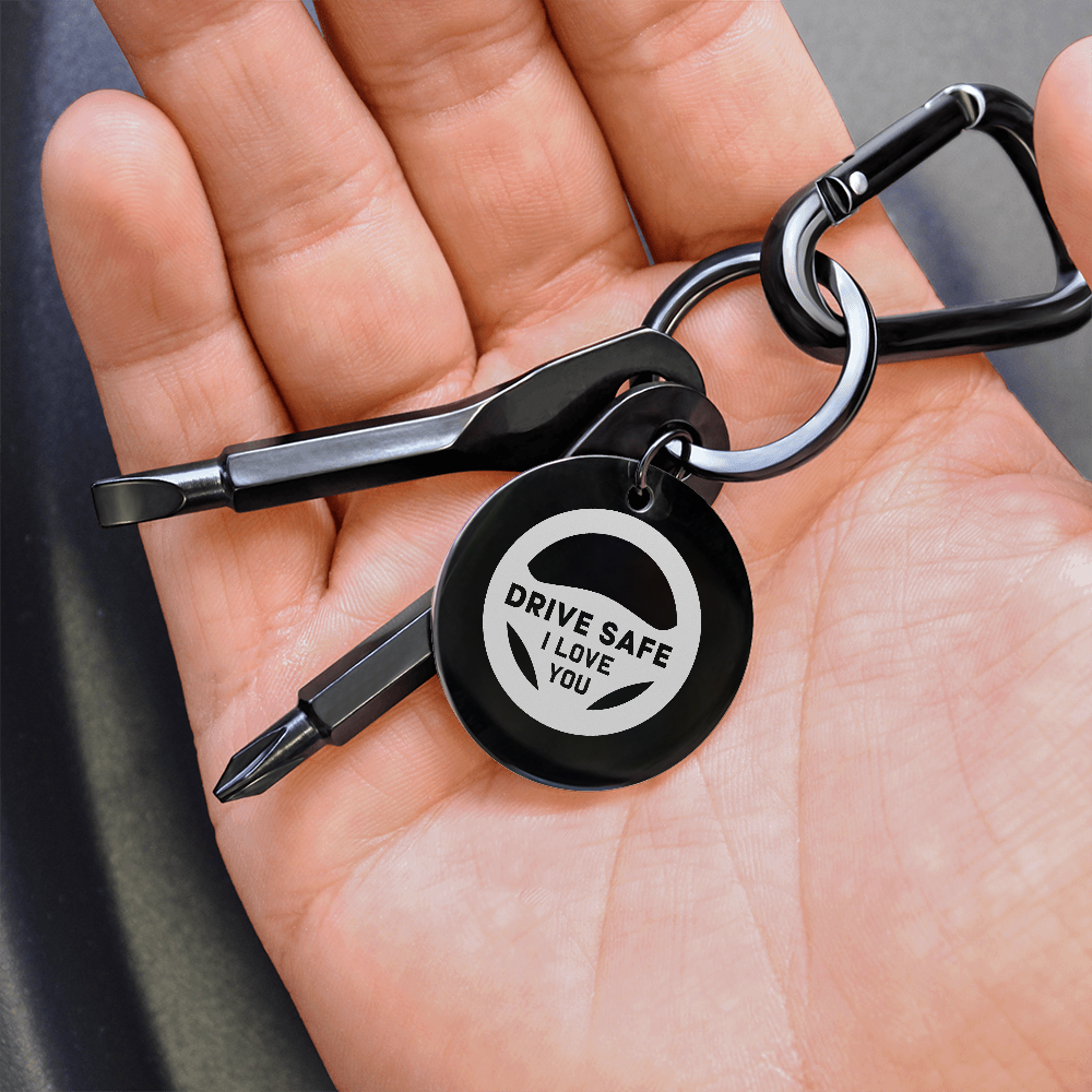 Drive Safe, I Love You Screwdriver Keychain – Gift for Dad - Gift for Husband