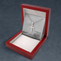 Faith Cross Ball Chain Necklace – Gift for Him