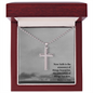 Faith Cross Ball Chain Necklace – Gift for Him