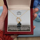 To My Girlfriend, My Feelings For You Grow Stronger With Each Day - Happy Birthday - Forever Love Necklace - Gift for Girlfriend