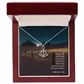 Faith Anchor Necklace – Gift for Her - Gift for Him