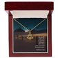 Faith Anchor Necklace – Gift for Her - Gift for Him