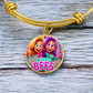 Bingo BFFS 1 - Non-Message Card Luxury Circle Bangle - Gift for Her