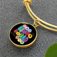 Bingo Squad - Non-Message Card Luxury Circle Bangle - Gift for Her - Gift for Him