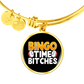 Bingo Time Bitches - Non-Message Card Luxury Circle Bangle - Gift for Her