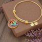 Dab Or Die 2 - Non-Message Card Luxury Circle Bangle - Gift for Her