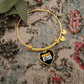 Bingo Time Bitches - Non-Message Card Luxury Heart Bangle - Gift for Her