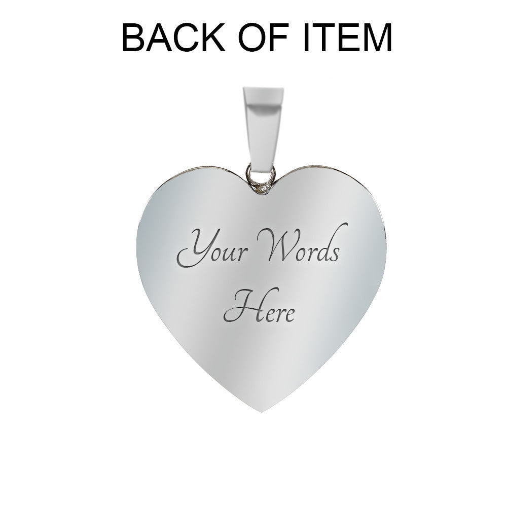 Faith Over Fear (White) – Luxury Heart Bangle – Gift for Her - Gift for Him