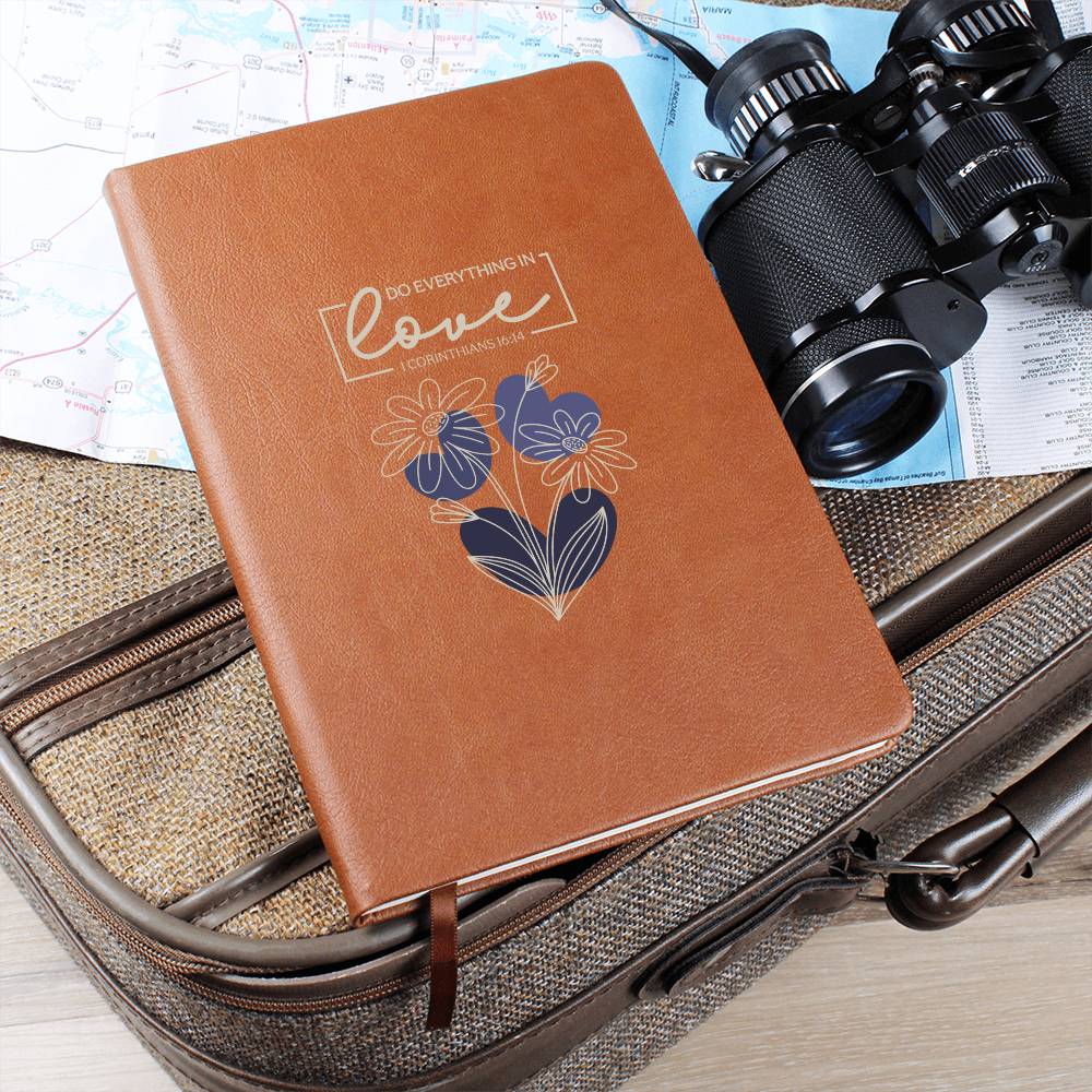 Do Everything In Love (Blue) – Graphic Journal – Gift for Her