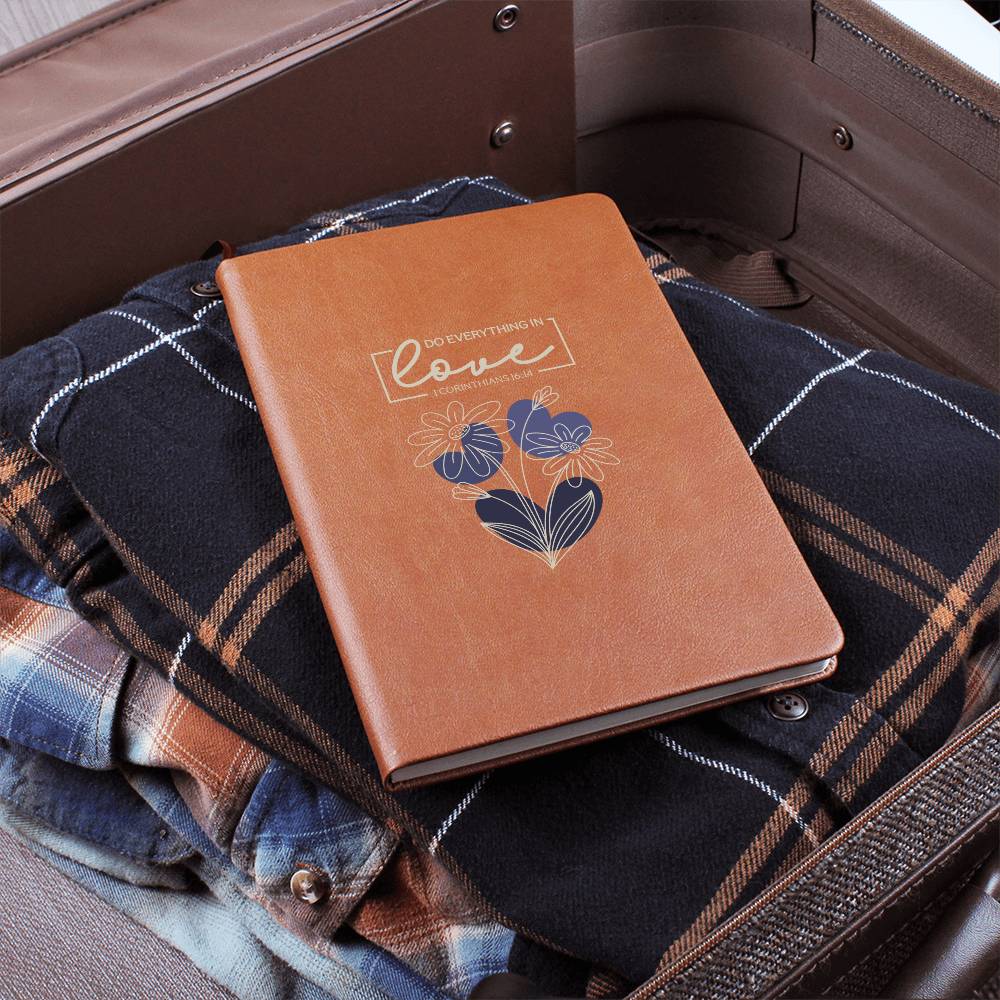 Do Everything In Love (Blue) – Graphic Journal – Gift for Her