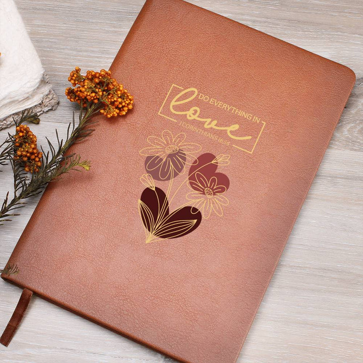 Do Everything In Love (Red) – Graphic Journal – Gift for Her