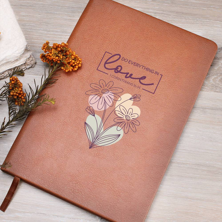 Do Everything In Love (White) – Graphic Journal – Gift for Her
