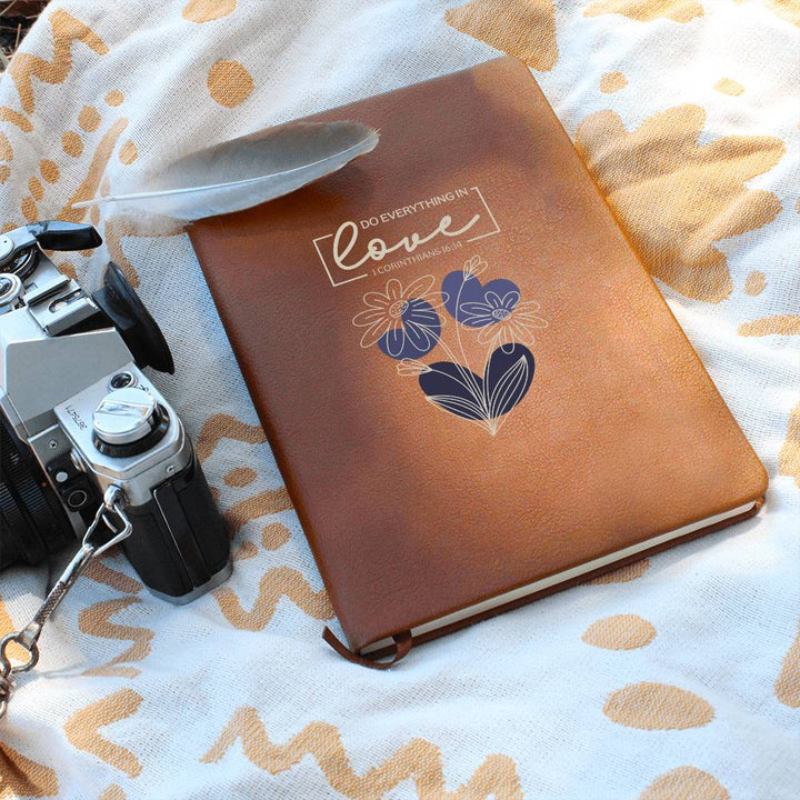 Do Everything In Love (Blue) – Graphic Journal – Gift for Her