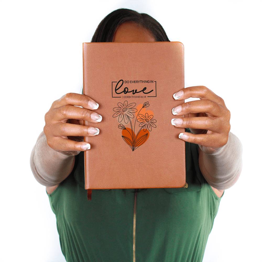 Do Everything In Love (Orange) - Graphic Journal - Gift for Her