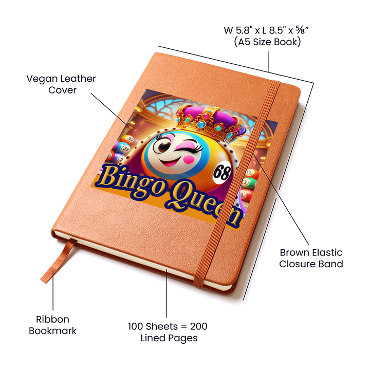 Bingo Queen Journal – Gift for Her