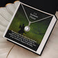 To My Soulmate, The Stars In The Sky Take Away Burdens & You Like A Sun Heal My Heart By Taking Away The Pain - Happy Birthday - Eternal Hope Necklace - Gift for Soulmate