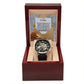 To My Grandpa, All Of Those Things That You Taught Us When We Were Little Are Becoming More And More Important In My Life Now - Merry Christmas - Men's Openwork Watch with Message Card - Gift for Grandpa