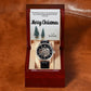 To My Boyfriend, I Wish Our Love Would Last Forever & We Would Be Happy Together For The Rest Of Our Lives - Merry Christmas - Men's Openwork Watch with Message Card - Gift for Boyfriend