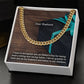 Dear Husband, I Want To Recognize You On Father's Day For Being Such A Loving & Caring Father - Happy Father's Day - Cuban Link Chain Necklace - Gift for Husband