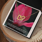 To My Wife, I'm Sorry For Any Pain I've Caused - Interlocking Hearts Necklace - Gift for Wife