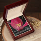 To My Wife, I'm Sorry For Any Pain I've Caused - Interlocking Hearts Necklace - Gift for Wife