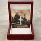 To My Brother, You Have A Wonderful Relationship With Your Children, Which Is Something That Everyone Needs In Their Lives - Happy Father's Day - Cuban Chain with Artisan Cross Necklace - Gift for Brother