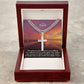 To My Friend, Sending Warm Wishes On Father's Day To The World's Best Daddy I Know - Happy Father's Day! - Cuban Chain with Artisan Cross Necklace - Gift for Friend