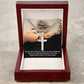 To My Son-in-law, No One Can Fit Into Your Shoes, You Are An Awesome Dad To Your Kids & Husband To Your Wife - Happy Father's Day! - Cuban Chain with Artisan Cross Necklace - Gift for Son-in-law