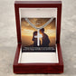 To My Man, Thank You For Bringing So Much Happiness To My Life - Happy Birthday - Cuban Chain with Artisan Cross Necklace - Gift for Man