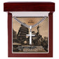 To My Brother, You Have A Wonderful Relationship With Your Children, Which Is Something That Everyone Needs In Their Lives - Happy Father's Day - Cuban Chain with Artisan Cross Necklace - Gift for Brother