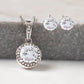 Dearest Mom, There's Nothing Like A Mother's Love To Give Us All The Strength We Need To Succeed - Happy Mother's Day! - Eternal Hope Necklace & Earring Set - Gift for Mom