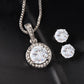 Dearest Mom, There's Nothing Like A Mother's Love To Give Us All The Strength We Need To Succeed - Happy Mother's Day! - Eternal Hope Necklace & Earring Set - Gift for Mom