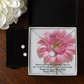 Dearest Mom, There's Nothing Like A Mother's Love To Give Us All The Strength We Need To Succeed - Happy Mother's Day! - Eternal Hope Necklace & Earring Set - Gift for Mom