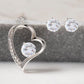 My Dearest Mom, Because Of You, I Am Me - Happy Mother's Day! - Forever Love Necklace & Earring Set - Gift for Mom