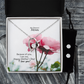 My Dearest Mom, Because Of You, I Am Me - Happy Mother's Day! - Forever Love Necklace & Earring Set - Gift for Mom