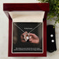 To My Friend, Best Wishes On Your Special Day, As You Begin Another Wonderful Journey This Year - Happy Birthday - Forever Love Necklace & Clear CZ Earrings - Gift for Friend