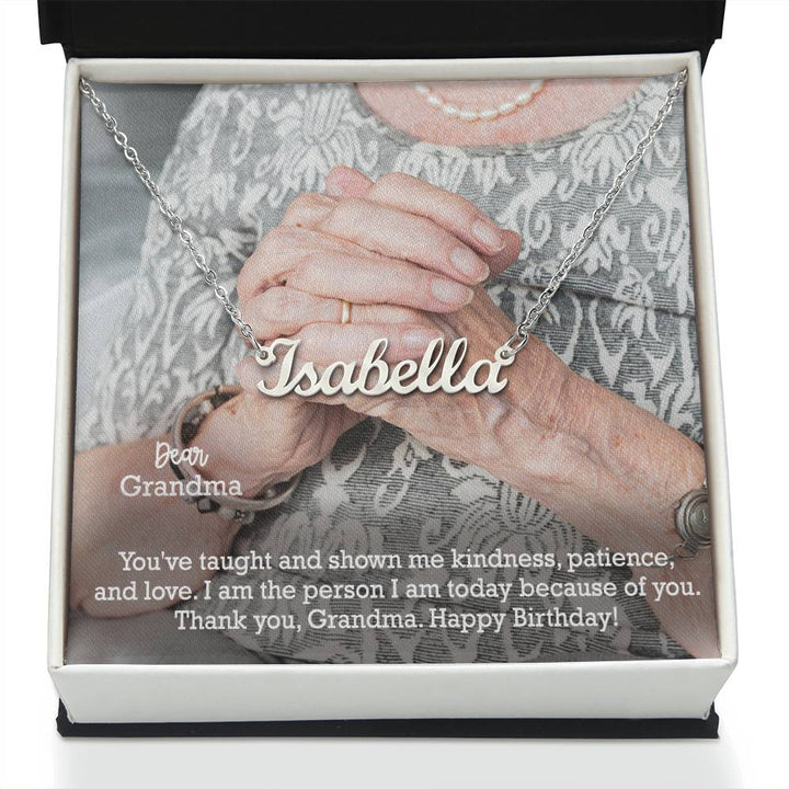 Dear Grandma, You&