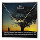 Dear Girlfriend, The Day I Met You Was One Of The Best Days Of My Life  - Happy Birthday - Custom Name Necklace with Message Card - Gift for Girlfriend