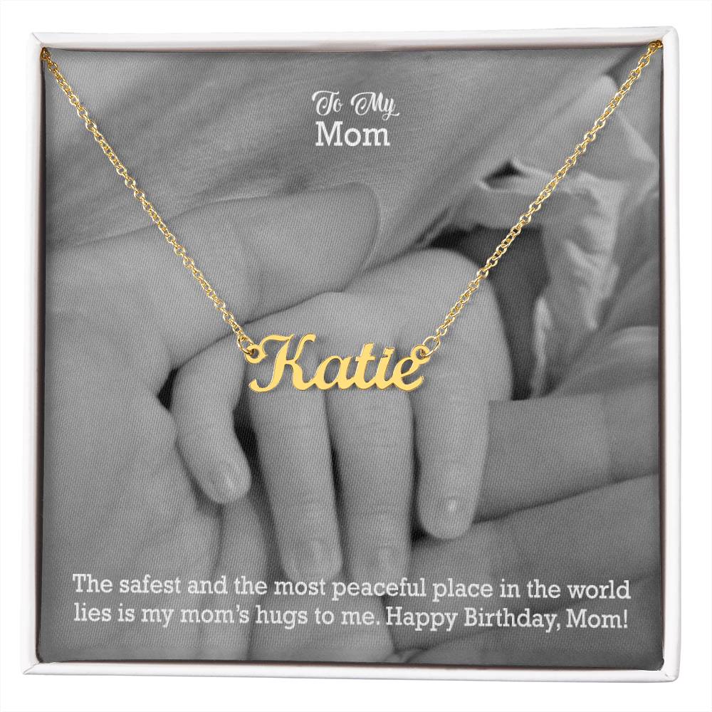 To My Mom, The Safest &amp; The Most Peaceful Place In The World Lies Is My Mom&