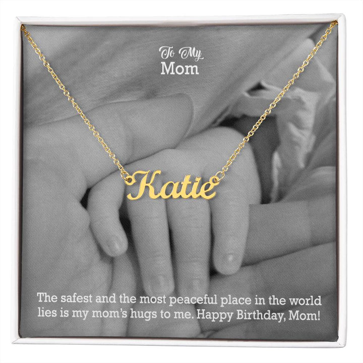 To My Mom, The Safest &amp; The Most Peaceful Place In The World Lies Is My Mom&