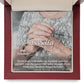 Dear Grandma, You've Taught & Shown Me Kindness, Patience, & Love - Happy Birthday - Custom Name Necklace with Message Card - Gift for Grandma