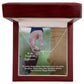 To My Daughter, I'll Never Forget When I First Held You In My Arms - Happy Birthday - Signature Name Necklace with Message Card - Gift for Daughter
