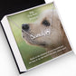 Dear Dog Mom, Smile At The Memory Of Your Beautiful Pet, For They Lit Up This World With Their Joyous Spirit - Paw Print Name Necklace - Gift for Dog Mom