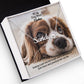 To My Dog Mom, Losing A Pet Can Be Tough, & It Reminds Us How Short & Precious Life Can Be - Paw Print Name Necklace - Gift for Dog Mom